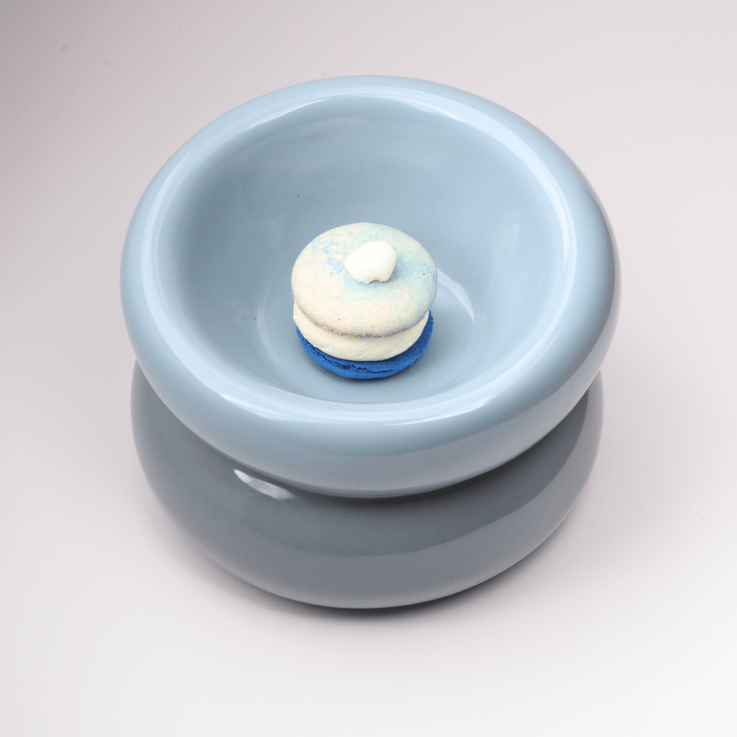 Soufflé Futternapf - Frozen Blau