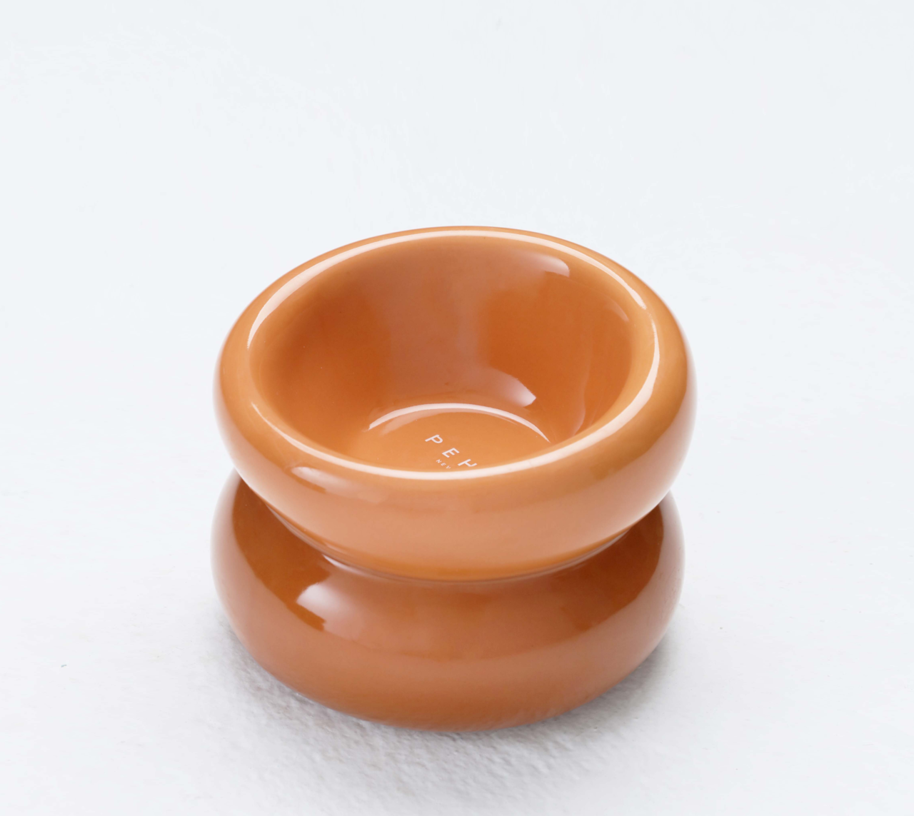 Soufflé Futternapf – Bernstein-Orange