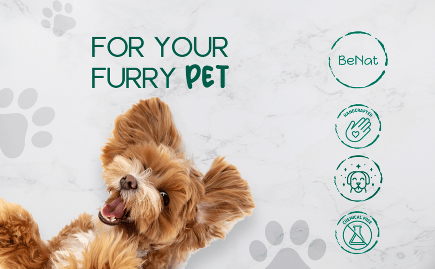 BeNat Pets - Natürliche Haustierseife für Fellpflege, 165 g