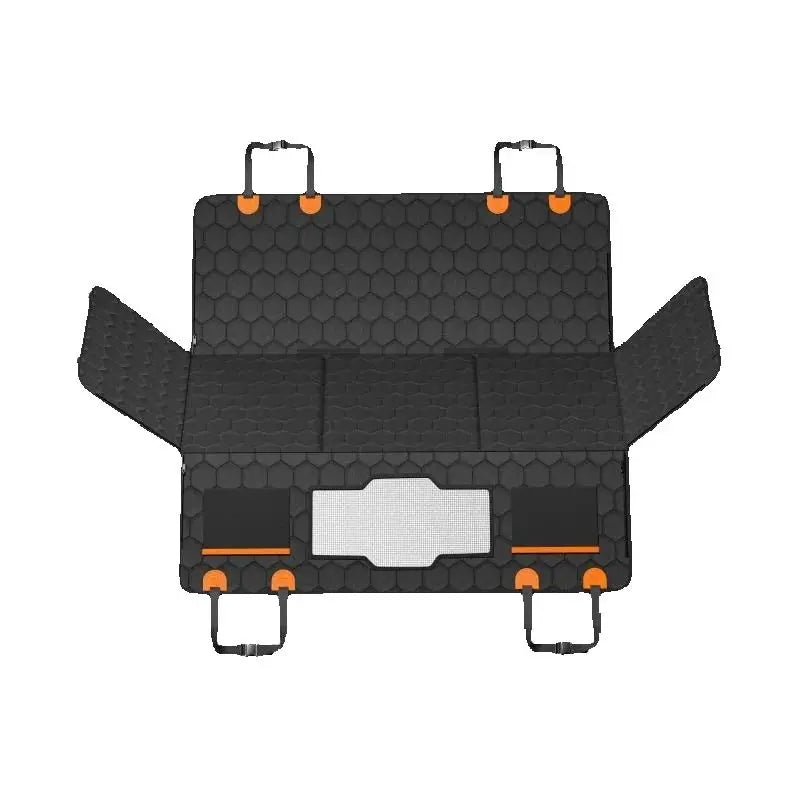 SucceBuy Rücksitz-Erweiterung & Hundesitzbezug für das Auto – mit Netzfenster & Aufbewahrungstasche