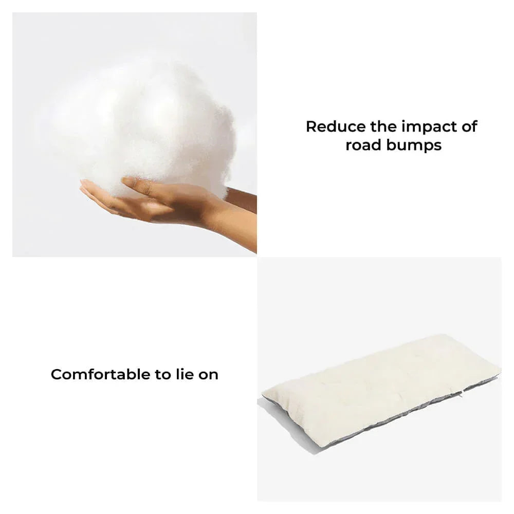 Gepolsterte Hundetransporttasche & Autositz-Hängematte für mittelgroße & große Hunde