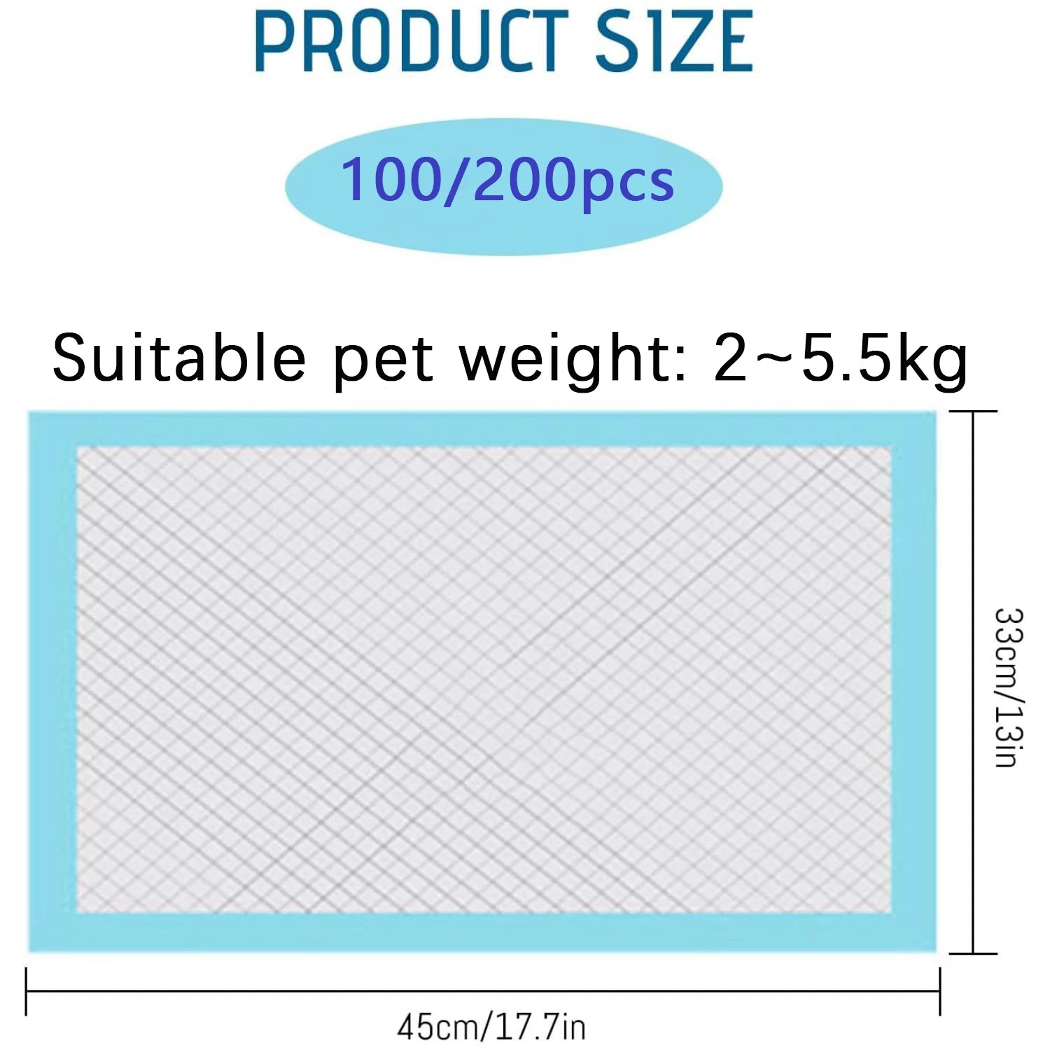 Haustier-Trainingsunterlage – Saugfähige Pet Pads für Hunde & Katzen