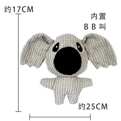 Tierisches Quietschspielzeug für Hunde – Zahnpflege & Spielspaß in Einem
