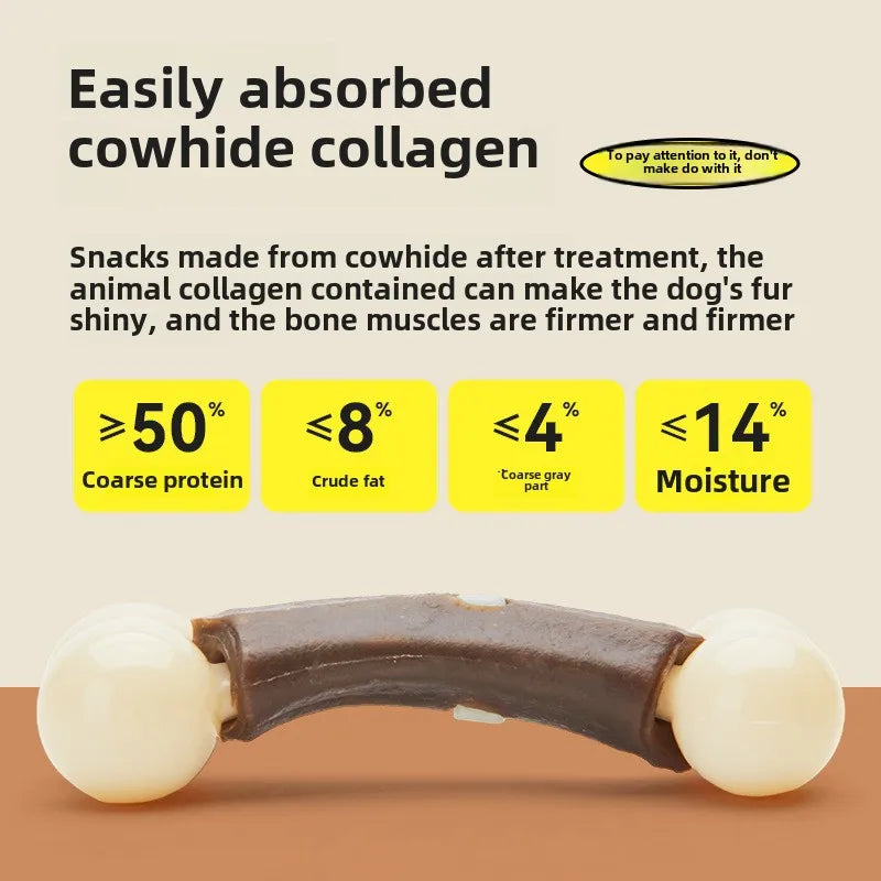 Dental-Kauknochen mit Collagen – Spiel & Zahnpflege in einem!