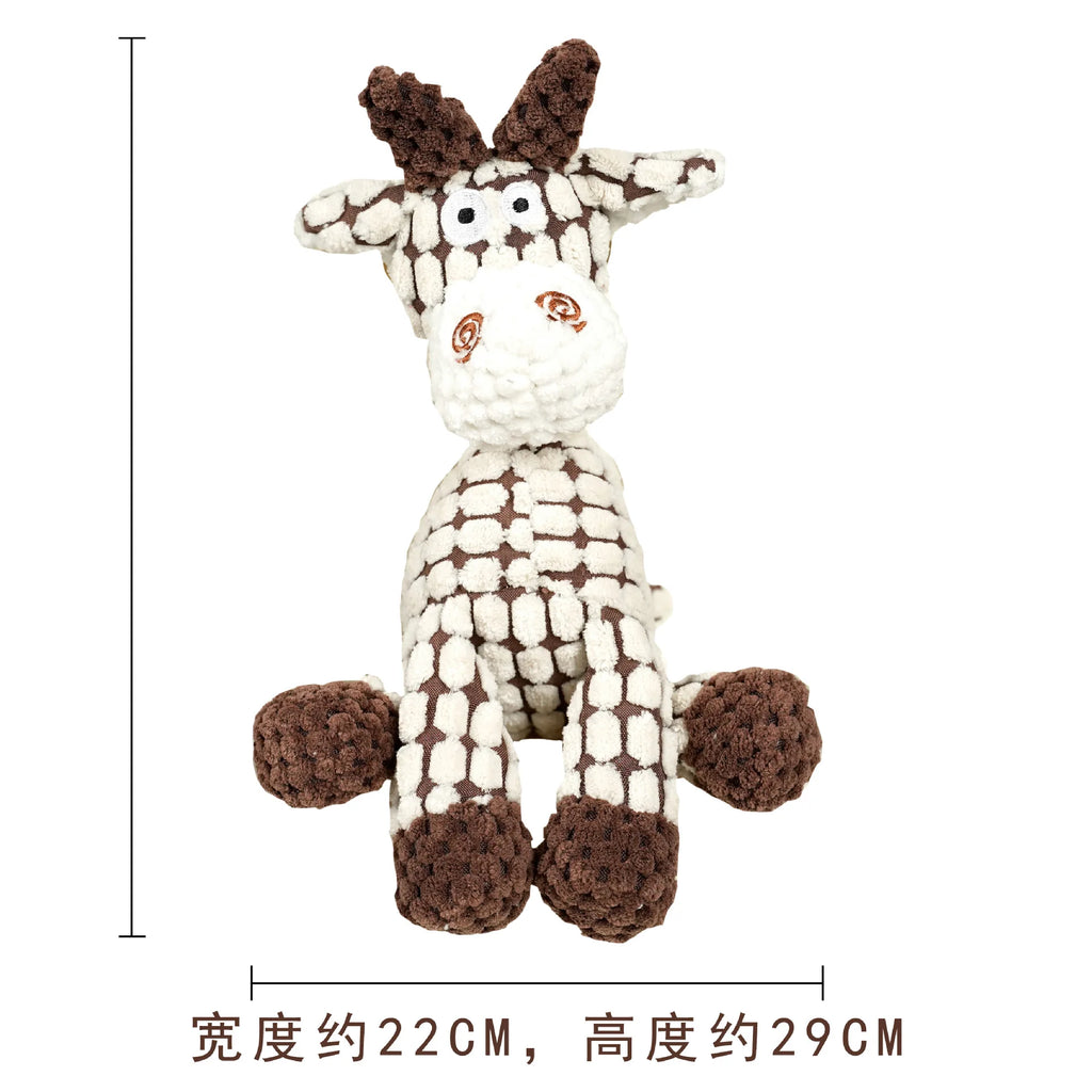 Tierisches Quietschspielzeug für Hunde – Zahnpflege & Spielspaß in Einem