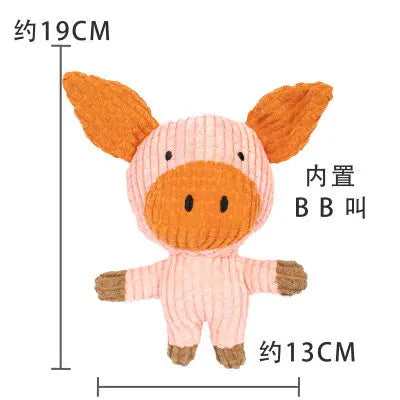 Tierisches Quietschspielzeug für Hunde – Zahnpflege & Spielspaß in Einem