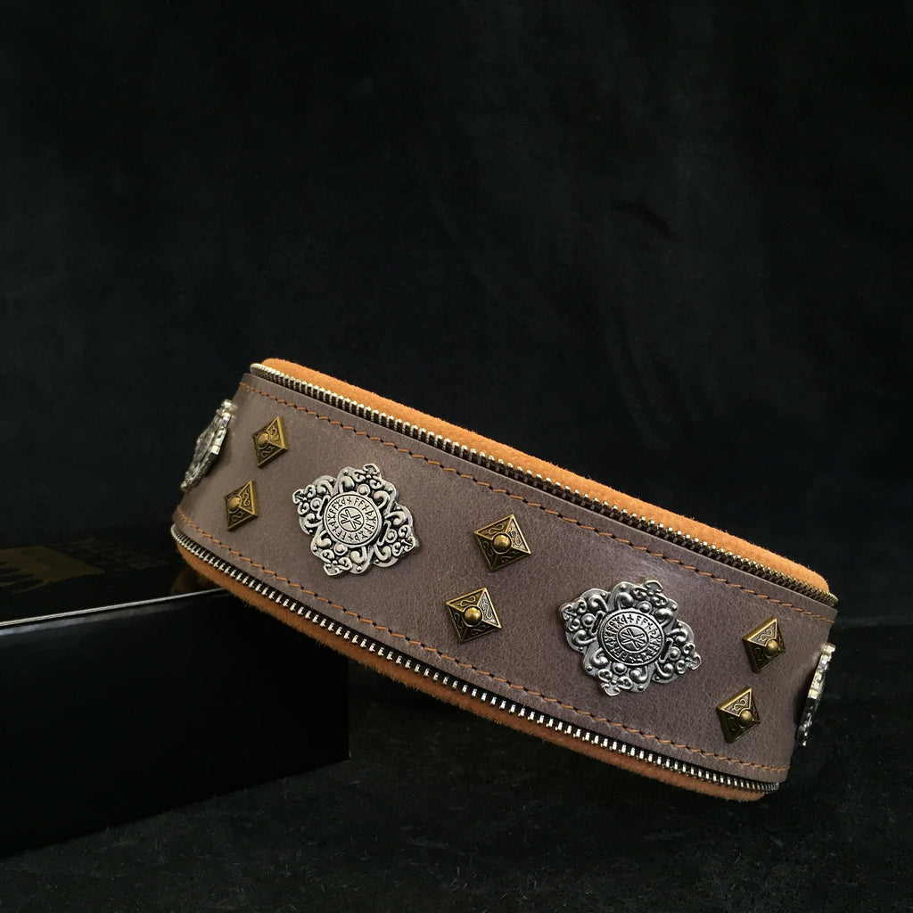 "Aztec" Halsband - grau