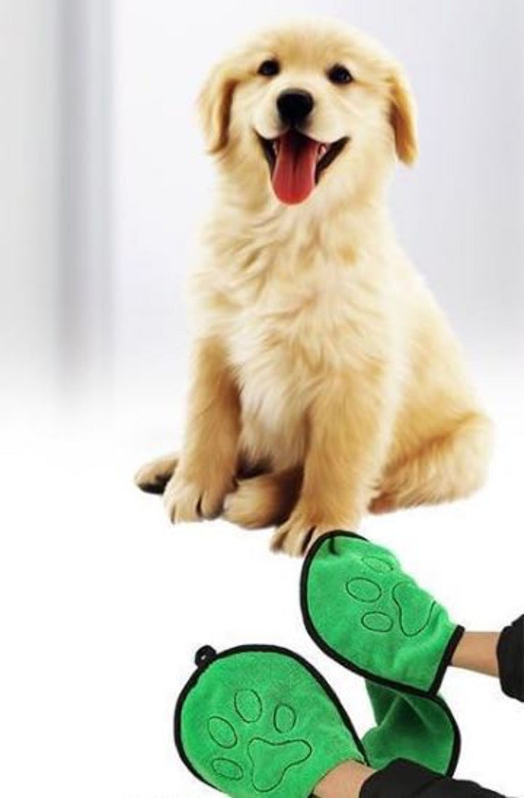 BeNat Pets Hundebadetuch – Doppel-Taschen-Design
